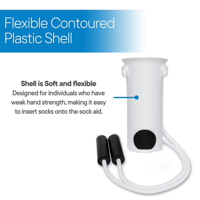 Deluxe Sock Aid with Foam Handles