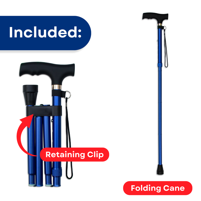 RMS - Folding Cane (Blue)