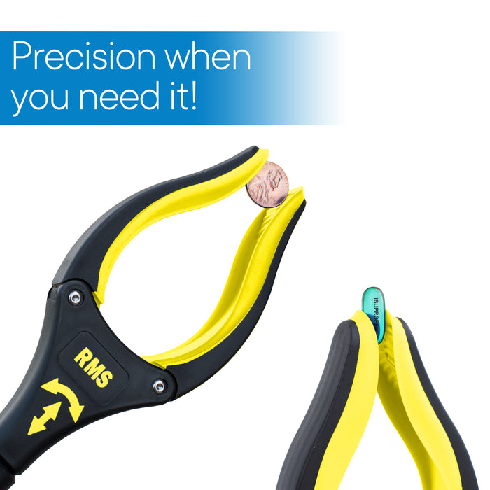 21" Yellow Grabber Reacher with Rotating Gripper