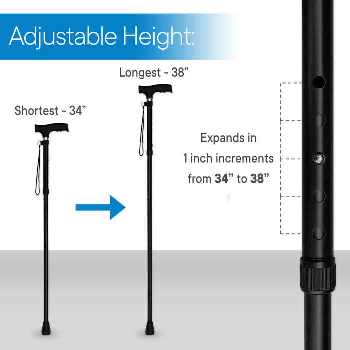 RMS - Folding Cane (Black)