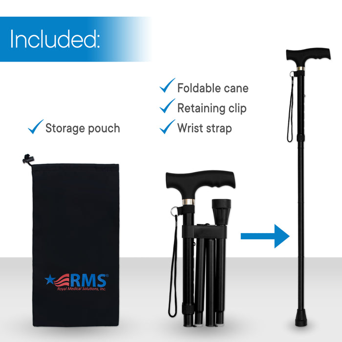 RMS - Folding Cane (Black)