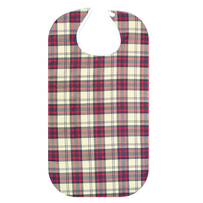 Washable Adult Bib (Checks)