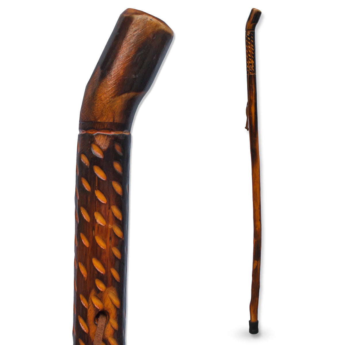 tobacco walking stick Vintage 38"-54" (Shopify) 1.5 in diameter and weights only 1 lb Primitive Antique Tobacco Sticks from