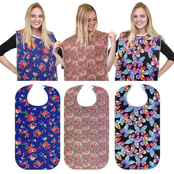 Washable Adult Bib (3 Pack)