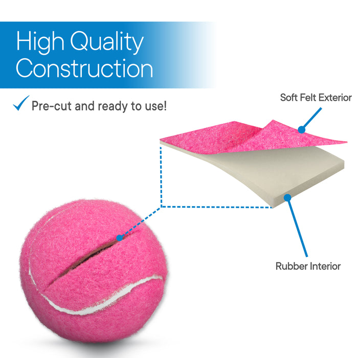 Pink Walker Glide Balls (4 pack)