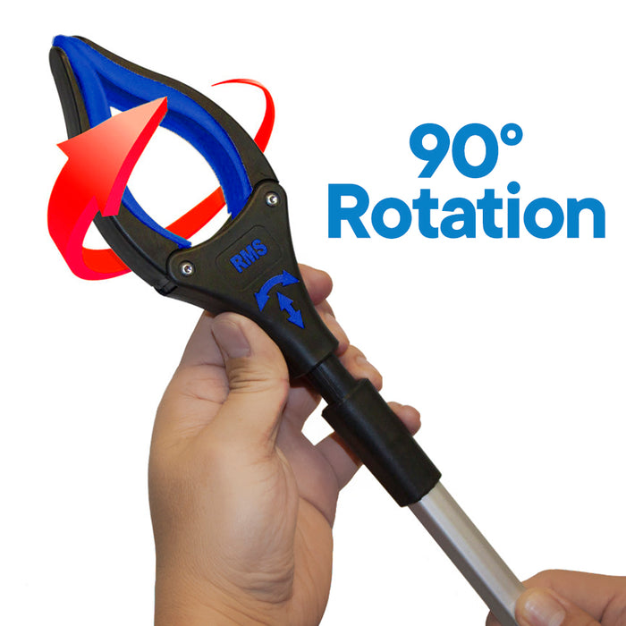 34" Blue Grabber Reacher with Rotating Head